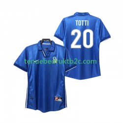 Thuisshirt Retro Italië Totti 20 Mannen 1998 S-S