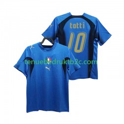 Thuisshirt Retro Italië Totti 20 Mannen 2006 S-S