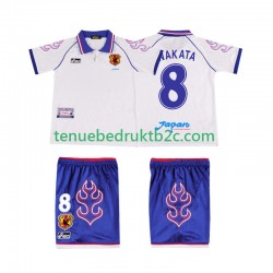 Uitshirt Retro Japan NAKATA 8 Voetbalteneu Kinderen 1998 S-S