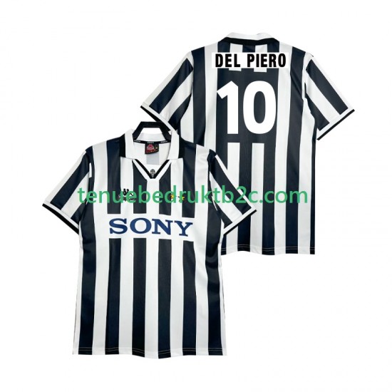 Thuisshirt Retro Juventus DEL PIERO 10 1995 1996 Mannen S-S