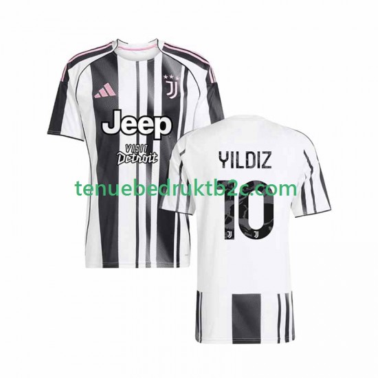 Thuisshirt Juventus Kenan Yildiz 10 Mannen 2025-26 S-S