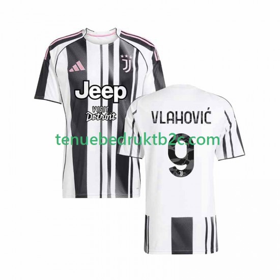 Thuisshirt Juventus Vlahovic 9 Mannen 2025-26 S-S