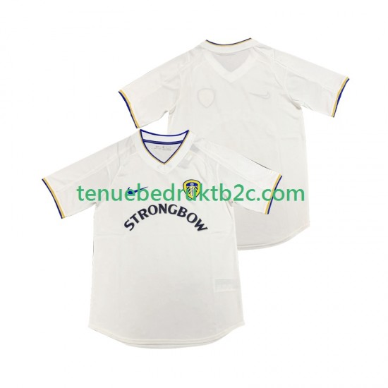 Thuisshirt Retro Leeds United 2000 2001 Mannen S-S