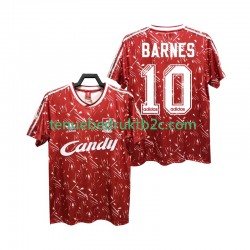 Thuisshirt Retro Liverpool BARNES 10 1989 1991 Mannen S-S