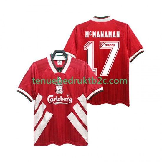 Thuisshirt Retro Liverpool MCMANAMAN 17 1993 1995 Mannen S-S