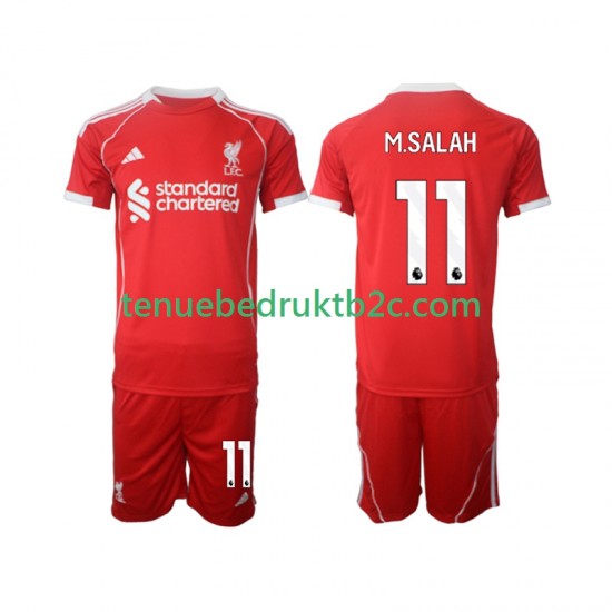 Thuisshirt Liverpool Mohamed Salah 11 Voetbalteneu Kinderen 2025-26 S-S