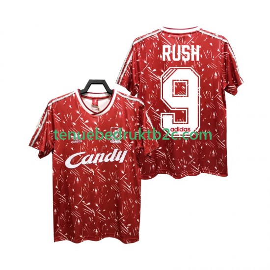 Thuisshirt Retro Liverpool Rush 9 1989 1991 Mannen S-S