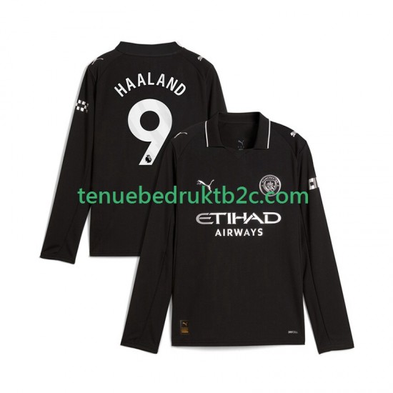 Uitshirt Manchester City Erling Haaland 9 Mannen 2025-26 L-S
