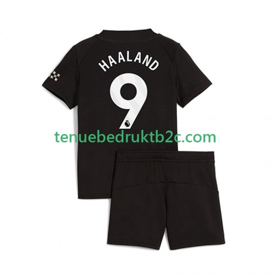 Uitshirt Manchester City Erling Haaland 9 Voetbalteneu Kinderen 2025-26 S-S