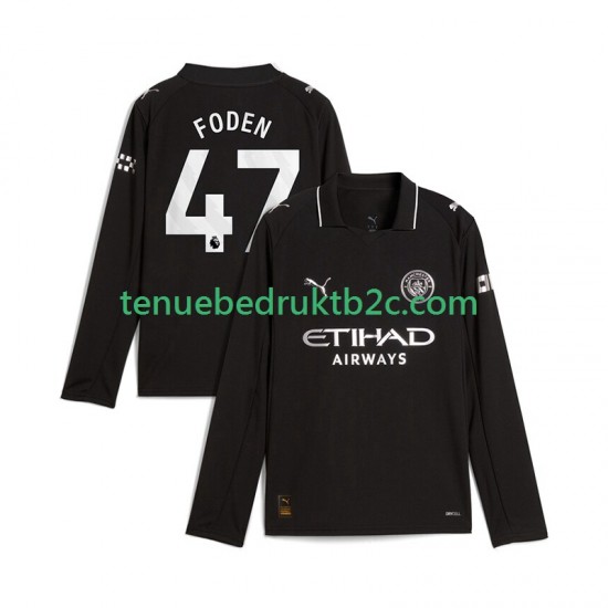 Uitshirt Manchester City Phil Foden 47 Mannen 2025-26 L-S