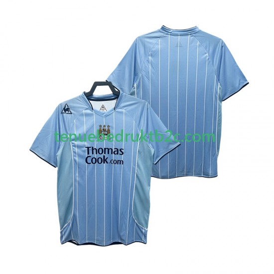 Thuisshirt Retro Manchester City 2007 Mannen 2008 S-S