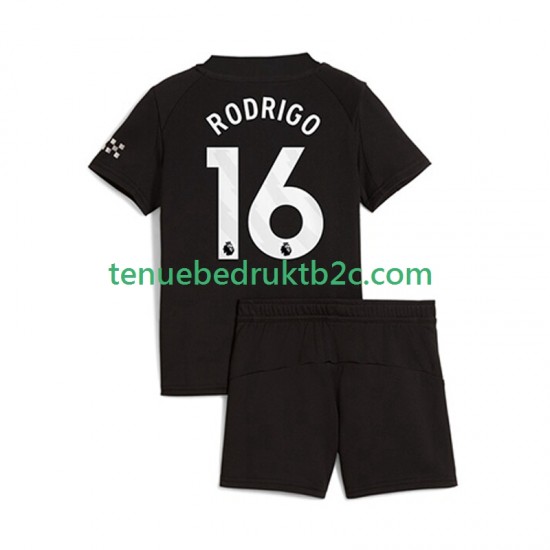 Uitshirt Manchester City Rodrigo Hernandez 16 Voetbalteneu Kinderen 2025-26 S-S