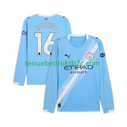 Thuisshirt Manchester City Rodrigo Hernandez 16 Mannen 2025-26 L-S
