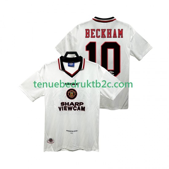 Uitshirt Retro Manchester United BECKEHAM 10 1996 1997 Mannen S-S