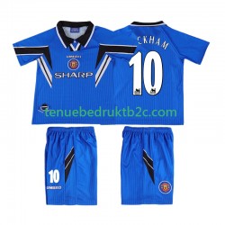 3de shirt Retro Manchester United BECKHAM 10 1996 Voetbalteneu Kinderen 1998 S-S