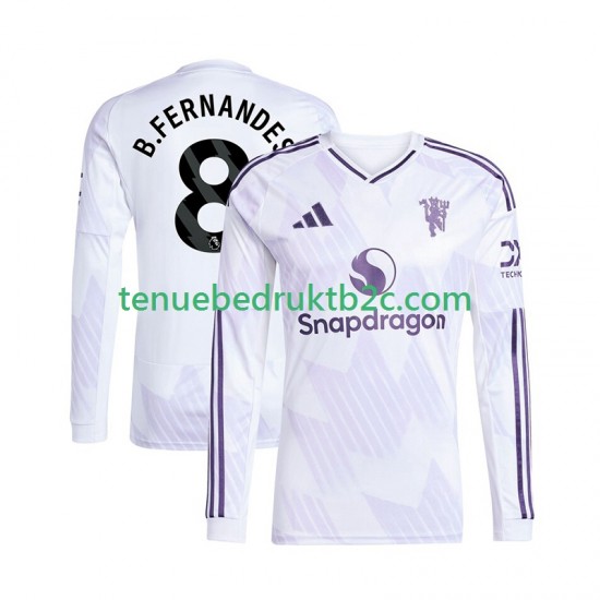 Uitshirt Manchester United Bruno Fernandes 8 Mannen 2025-26 L-S