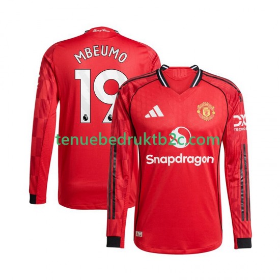 Thuisshirt Manchester United Bryan Mbeumo 19 Mannen 2025-26 L-S