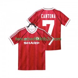 Thuisshirt Retro Manchester United CANTONA 7 1990 1992 Mannen S-S