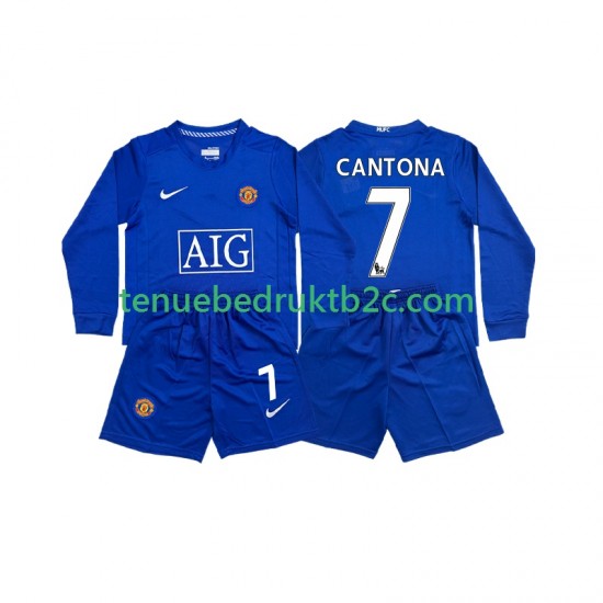 3de shirt Retro Manchester United CONTONA 7 2009 Voetbalteneu Kinderen 2008 L-S