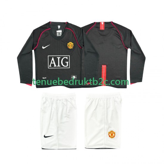 Uitshirt Retro Manchester United 2007 Voetbalteneu Kinderen 2008 L-S