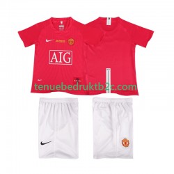 Thuisshirt Retro Manchester United Champions League 2007 Voetbalteneu Kinderen 2008 S-S