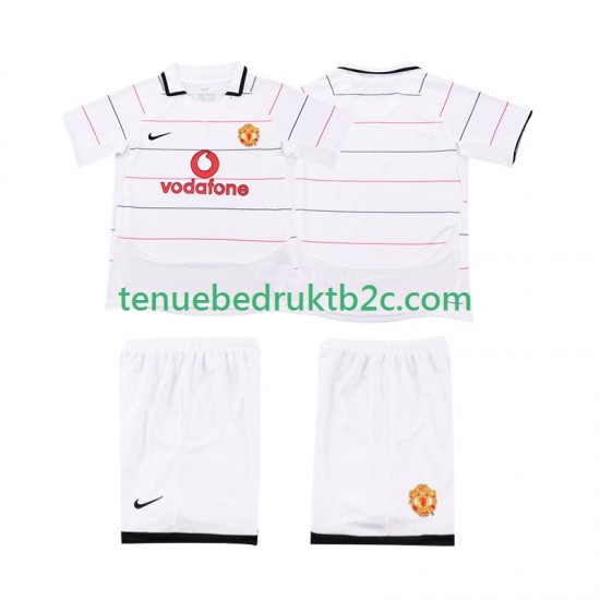 3de shirt Retro Manchester United 2003 Voetbalteneu Kinderen 2006 S-S