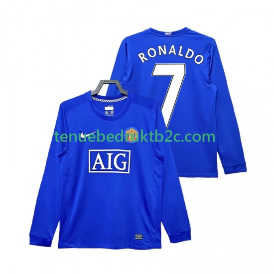 3de shirt Retro Manchester United Cristiano Ronaldo 7 2009 Mannen 2008 L-S