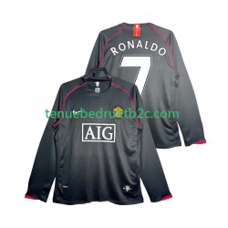 Uitshirt Retro Manchester United Critstiano Ronaldo 7 2007 Mannen 2008 L-S