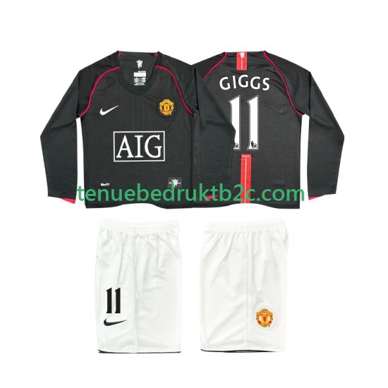 Uitshirt Retro Manchester United GIGGS 11 2007 Voetbalteneu Kinderen 2008 L-S