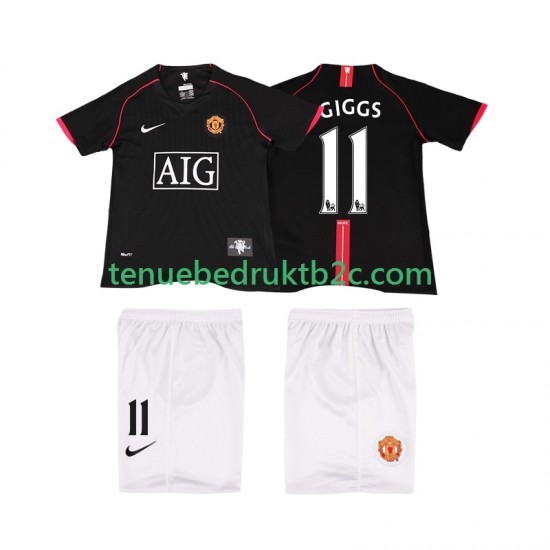 Uitshirt Retro Manchester United GIGGS 11 2007 Voetbalteneu Kinderen 2008 S-S