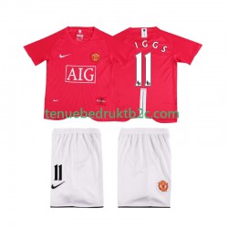 Thuisshirt Retro Manchester United GIGGS 11 Premier League 2007 Voetbalteneu Kinderen 2008 S-S
