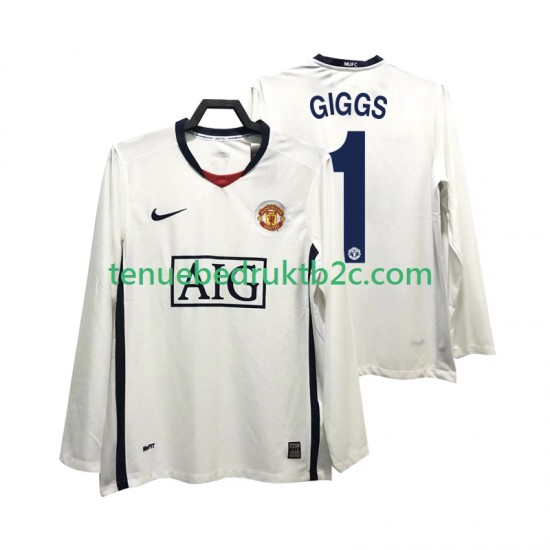 Uitshirt Retro Manchester United GIGGS 11 Premier League 2009 Mannen 2008 L-S