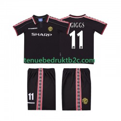 Uitshirt Retro Manchester United GIGGS 11 Voetbalteneu Kinderen 1998 1999 S-S