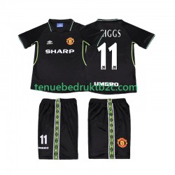 3de shirt Retro Manchester United GIGGS 11 Voetbalteneu Kinderen 1998 1999 S-S