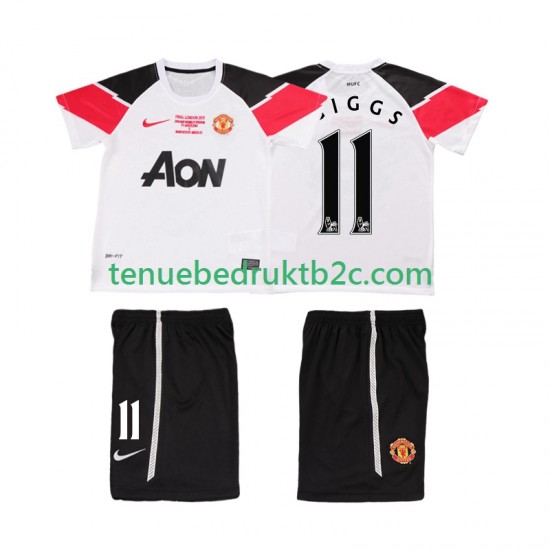 3de shirt Retro Manchester United GIGGS 11 Champions League 2012 Voetbalteneu Kinderen 2011 S-S