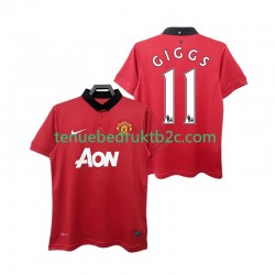 Thuisshirt Retro Manchester United GIGGS 11 2013 2014 Mannen S-S
