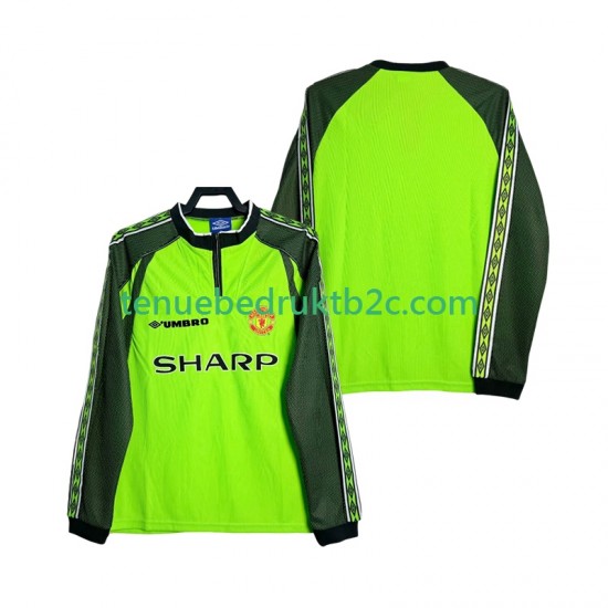 Thuisshirt Retro Manchester United Keeper 2000 Mannen 1998 L-S
