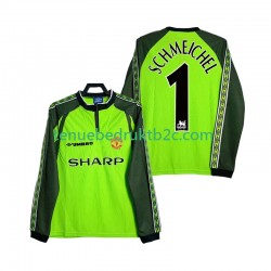 Thuisshirt Retro Manchester United Keeper SCHMEICHEL 1 2000 Mannen 1998 L-S