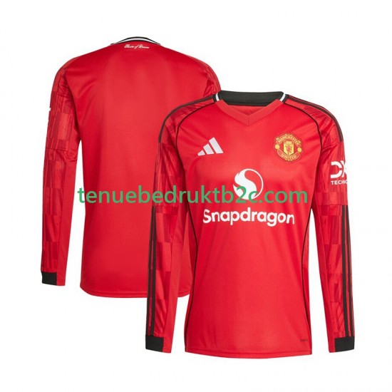 Thuisshirt Manchester United Mannen 2025-26 L-S