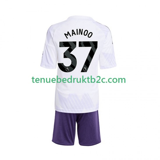 Uitshirt Manchester United Kobbie Mainoo 37 Voetbalteneu Kinderen 2025-26 S-S