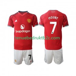 Thuisshirt Manchester United Mason Mount 7 Voetbalteneu Kinderen 2025-26 S-S