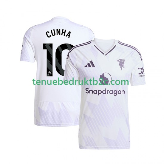 Uitshirt Manchester United Matheus Cunha 10 Mannen 2025-26 S-S