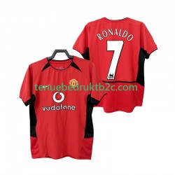Thuisshirt Retro Manchester United RONALDO 7 Mannen 2004 2002 S-S