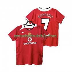 Thuisshirt Retro Manchester United RONALDO 7 2005 Mannen 2006 S-S