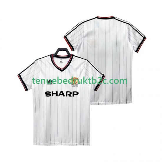 Uitshirt Retro Manchester United 1983 1984 Mannen S-S