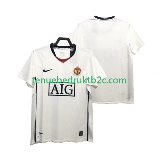 Uitshirt Retro Manchester United Premier League 2009 Mannen 2008 S-S