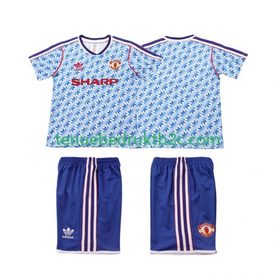 Uitshirt Retro Manchester United 1990 1992 Voetbalteneu Kinderen S-S