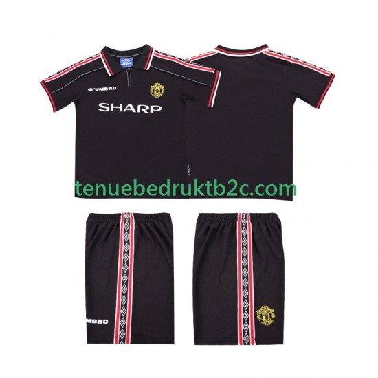 Uitshirt Retro Manchester United Voetbalteneu Kinderen 1998 1999 S-S