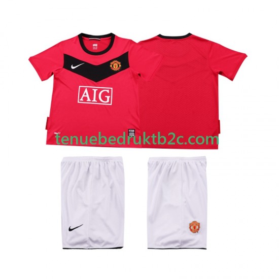 Thuisshirt Retro Manchester United 2009 Voetbalteneu Kinderen 2010 S-S