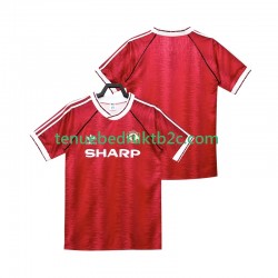 Thuisshirt Retro Manchester United 1990 1992 Mannen S-S